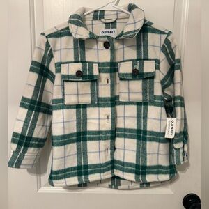 NWT OLD NAVY- Girls Plaid Shacket